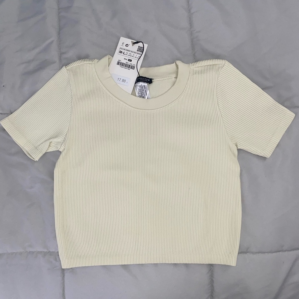 Zara cropped top limitless contour collection
